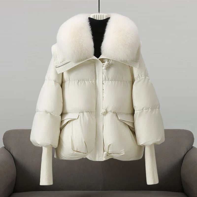 Fall Fur-Trim Puffer Jacket