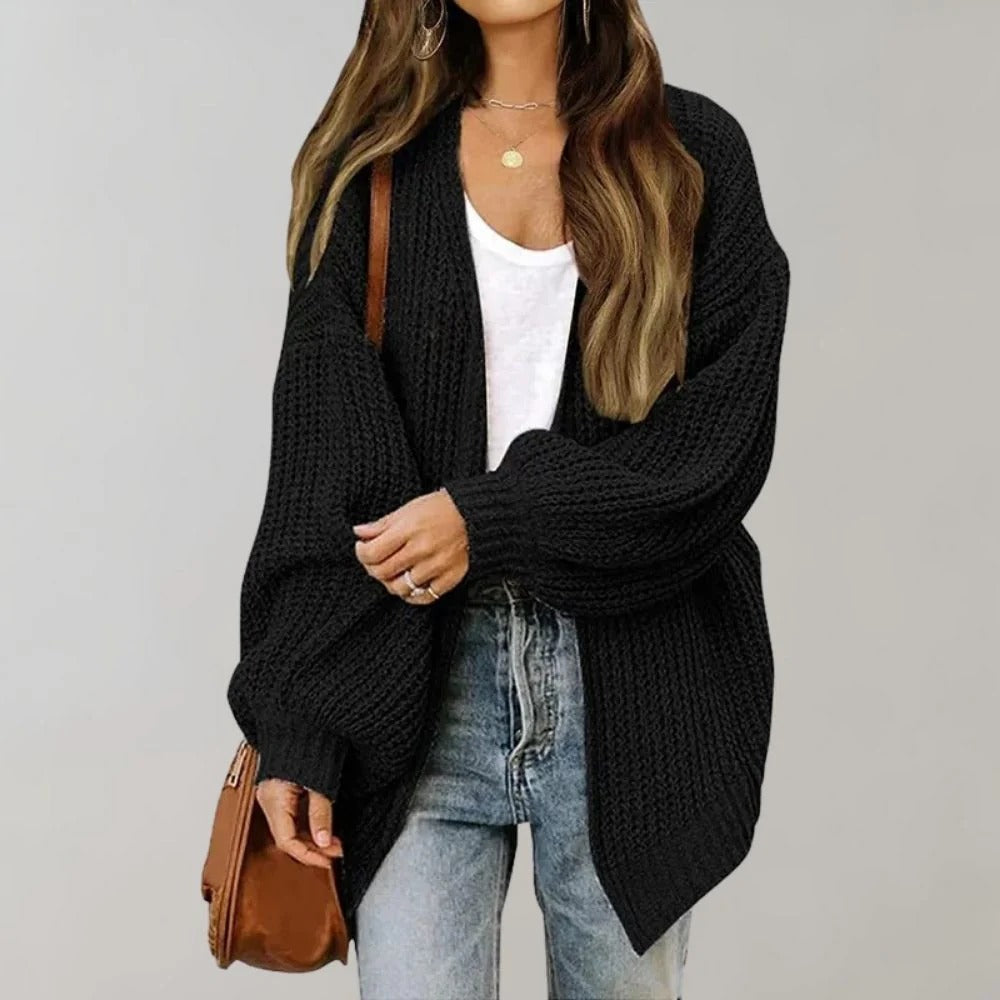 Fall Textured Knit Cardigan
