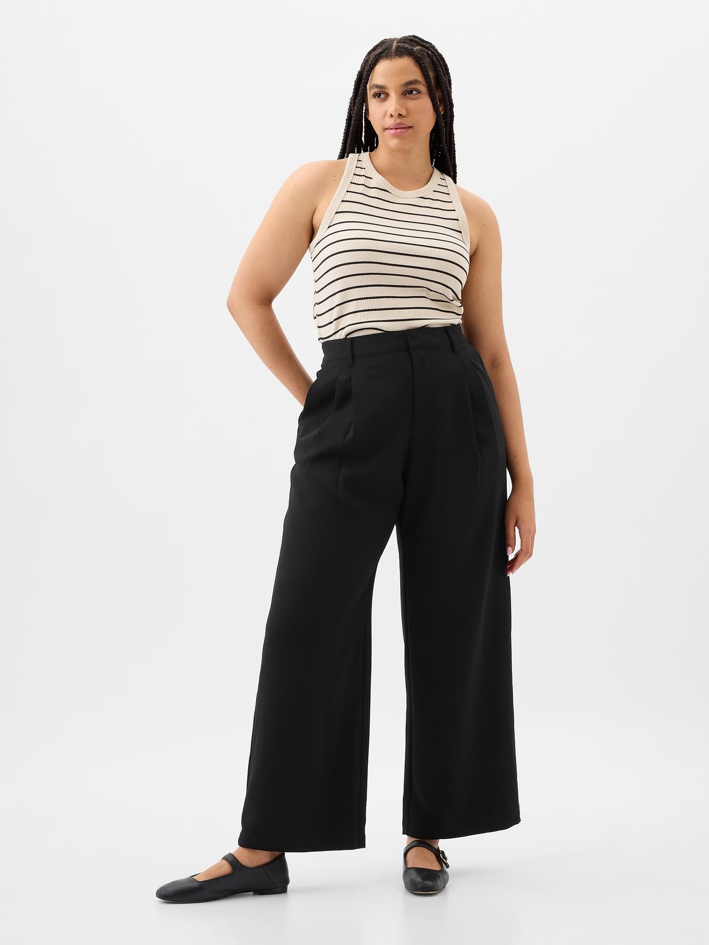 Wide-Leg Oblt Trousers