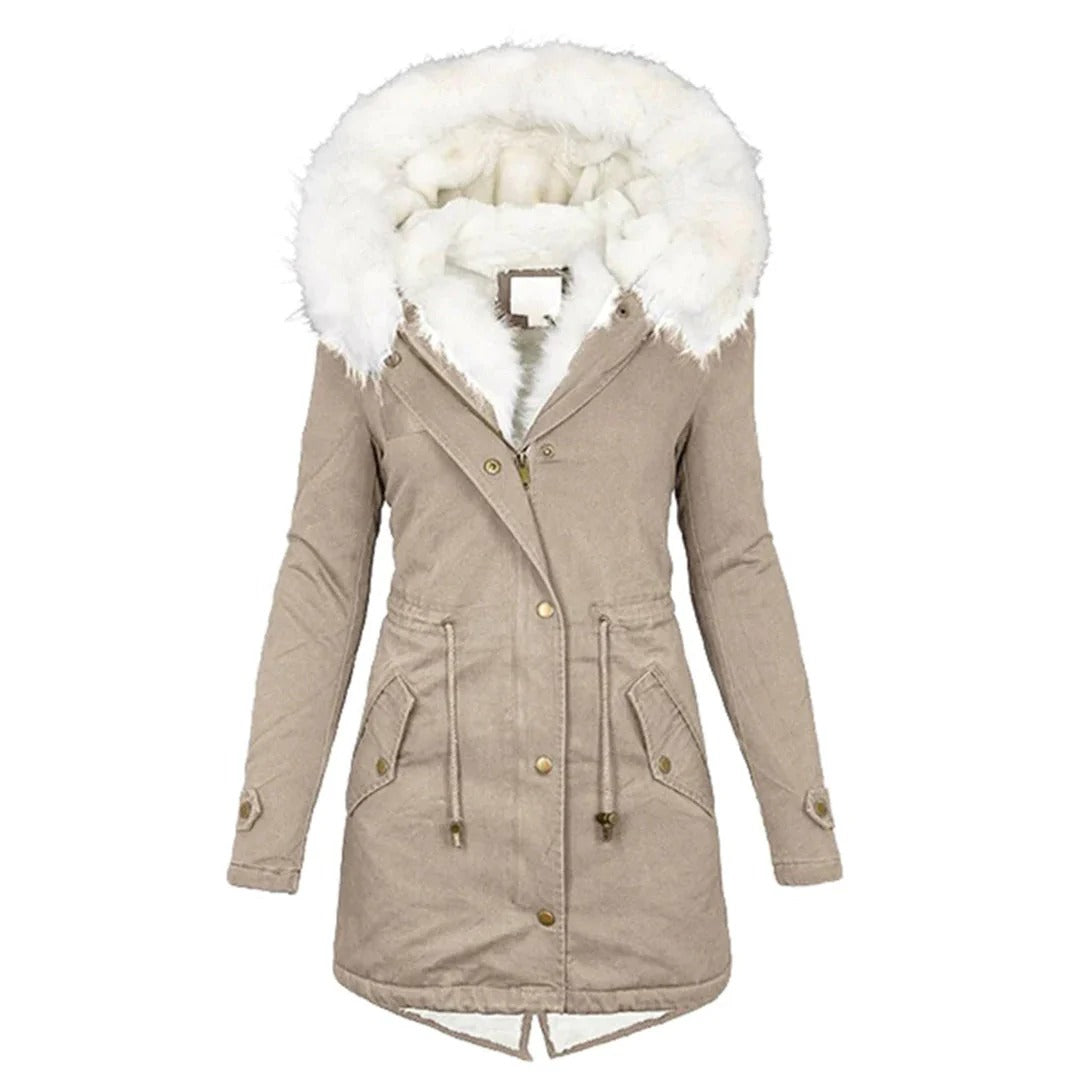 Faux Fur Hooded Parka