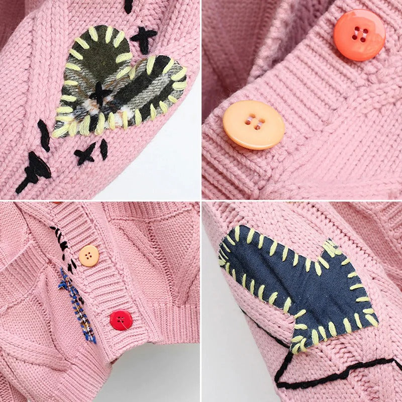 Women’s Graphic Knit Cardigan