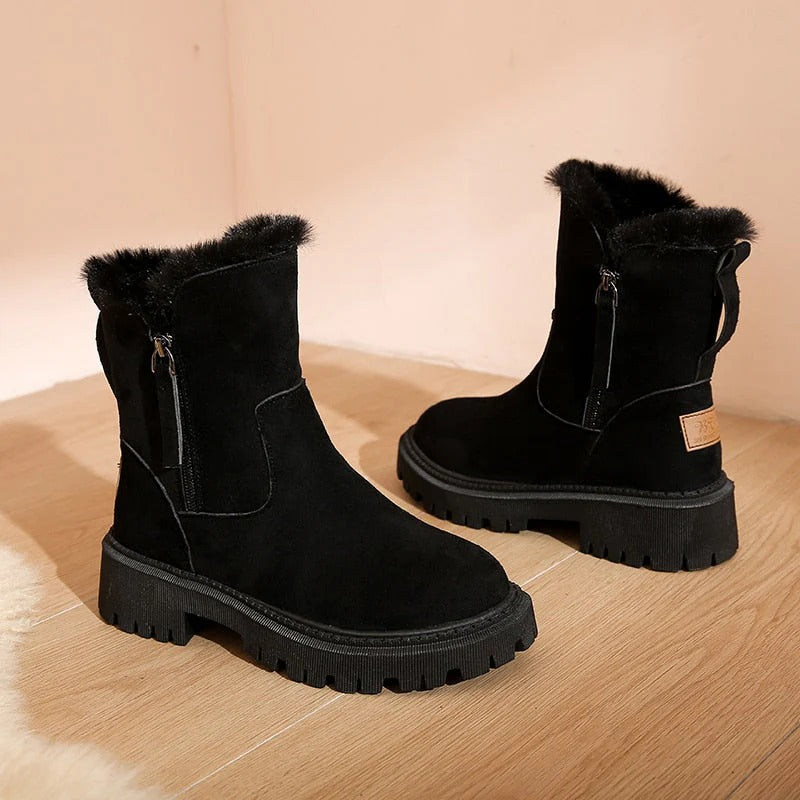 Fall Shearling Ankle Boots