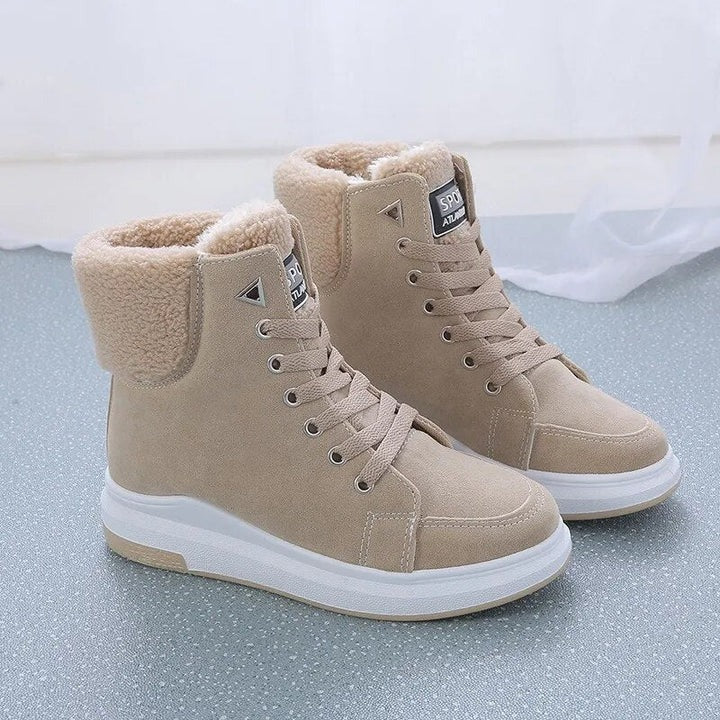 Fall Lace-Up Sneaker Boots
