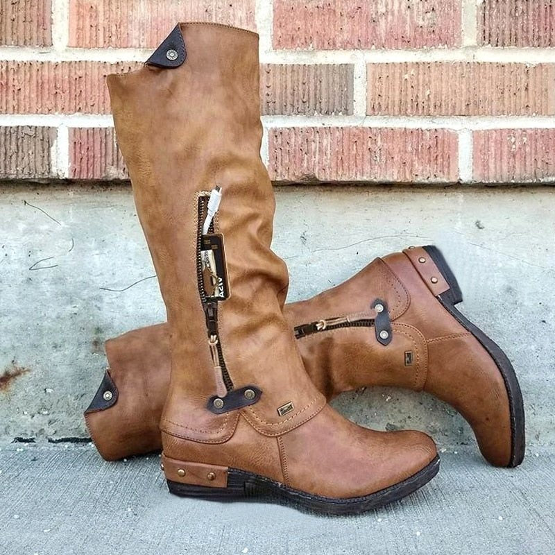 Fall Utility Tall Boots