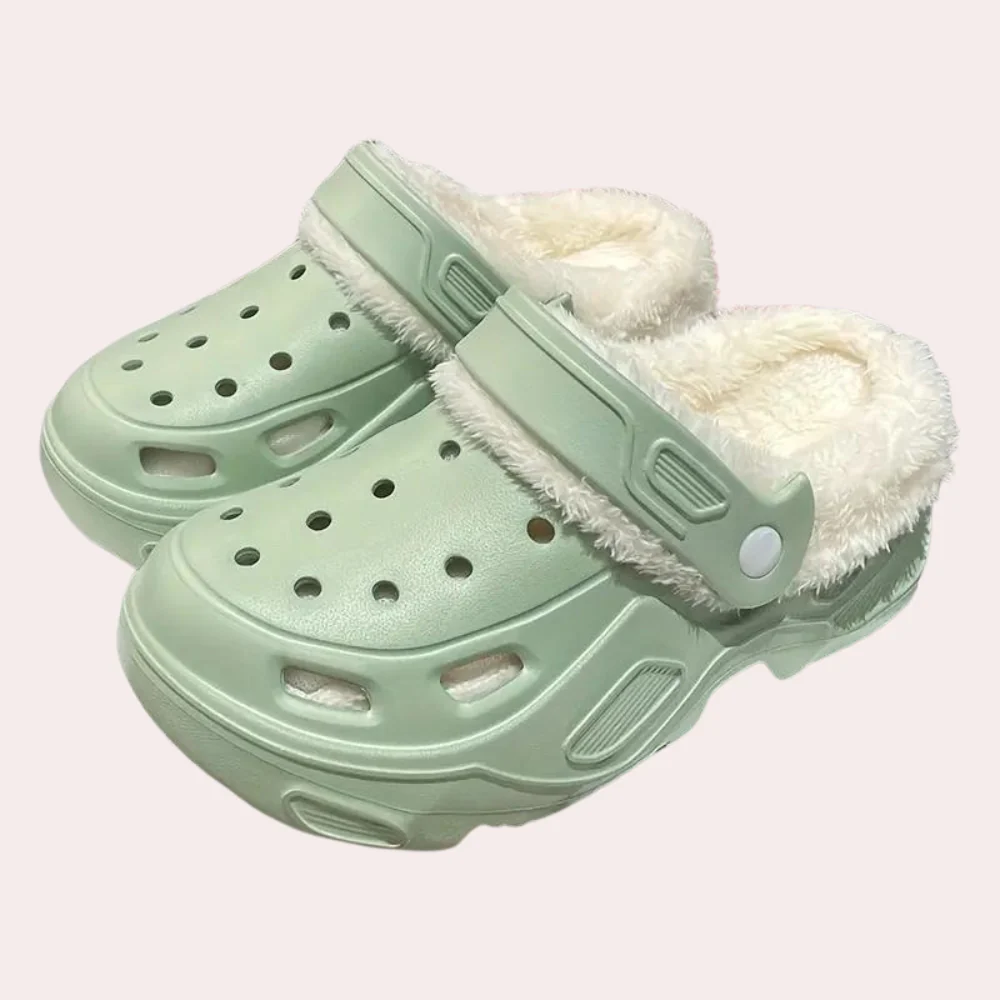 Faux Fur Lined Clogs