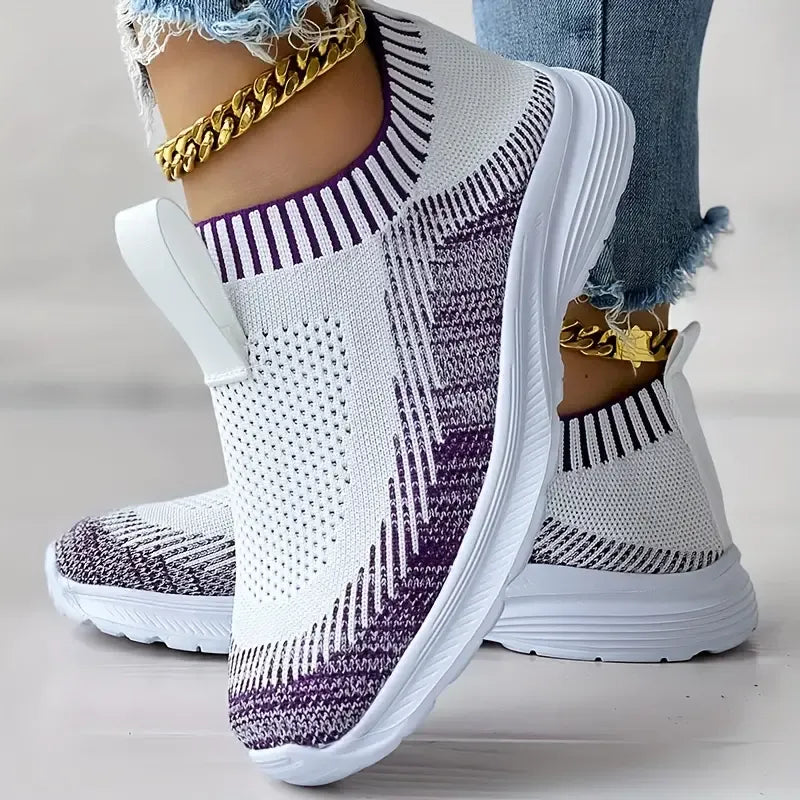 Slip-On Knit Sneakers