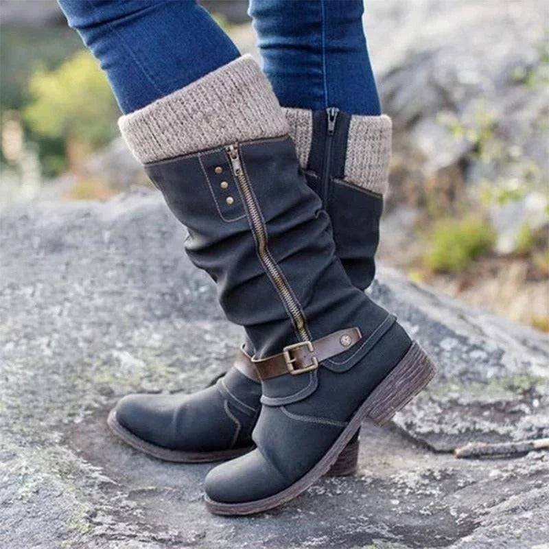 Slouch Knee High Boots For Fall Wear