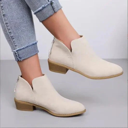 Fall Minimal Cut Ankle Boots