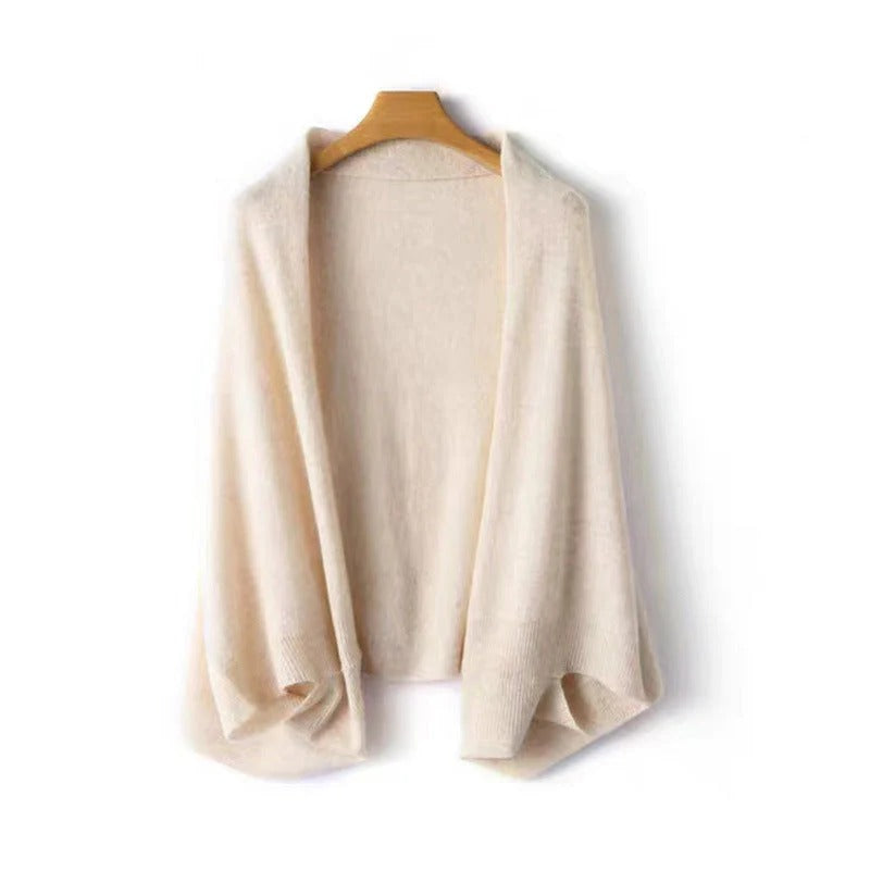 Draped Open Cardigan