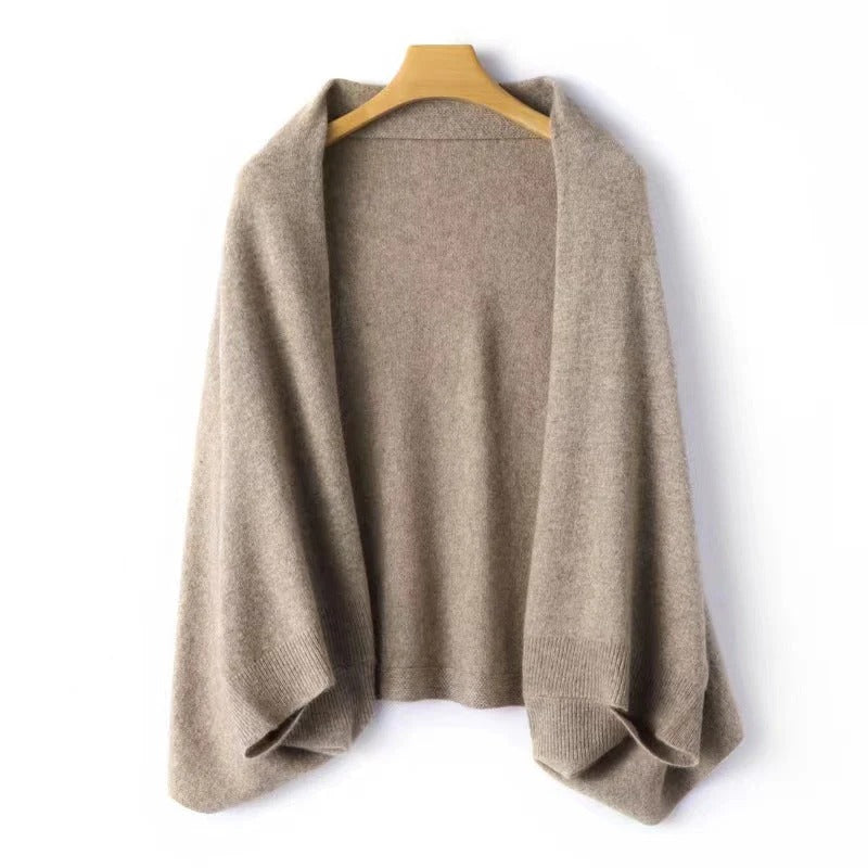 Draped Open Cardigan