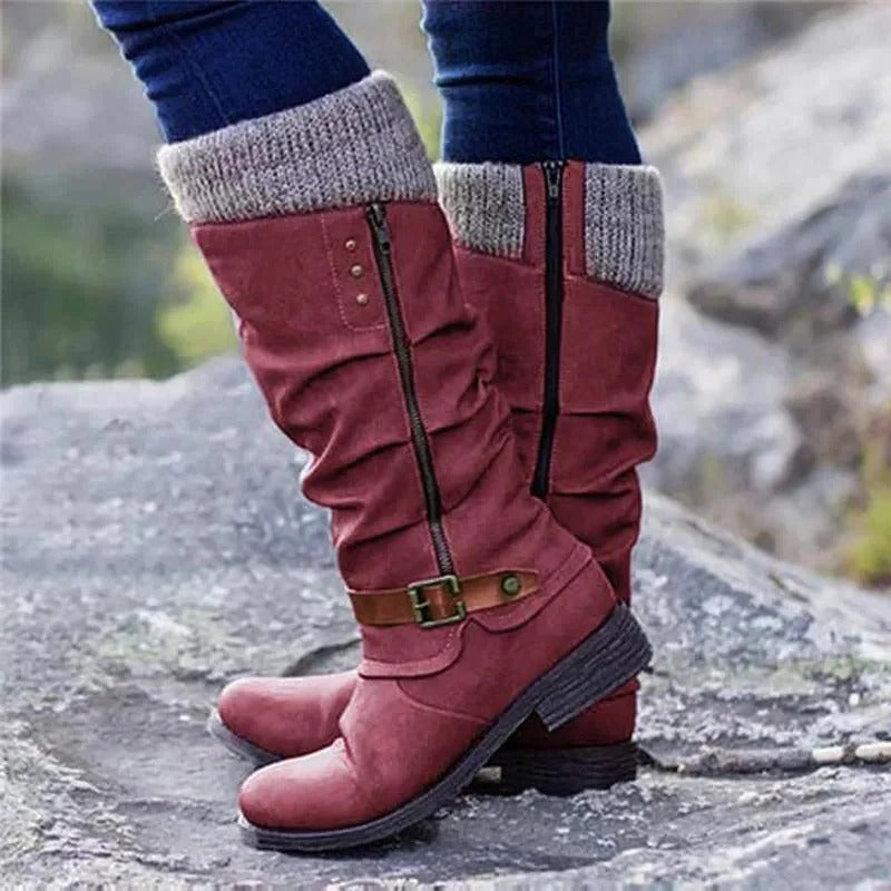 Slouch Knee High Boots For Fall Wear