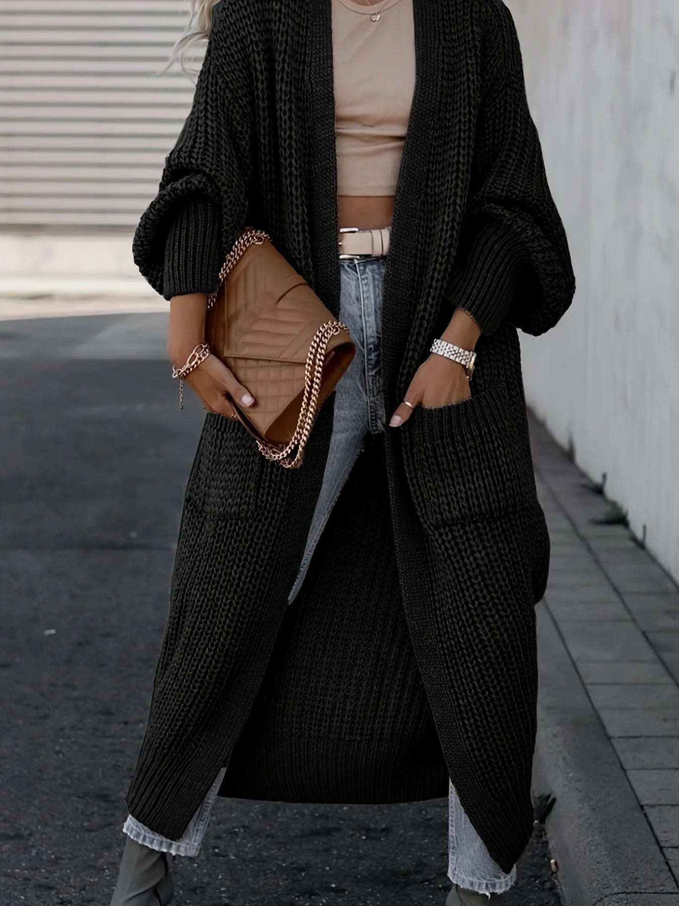 Fall Long Knit Cardigan