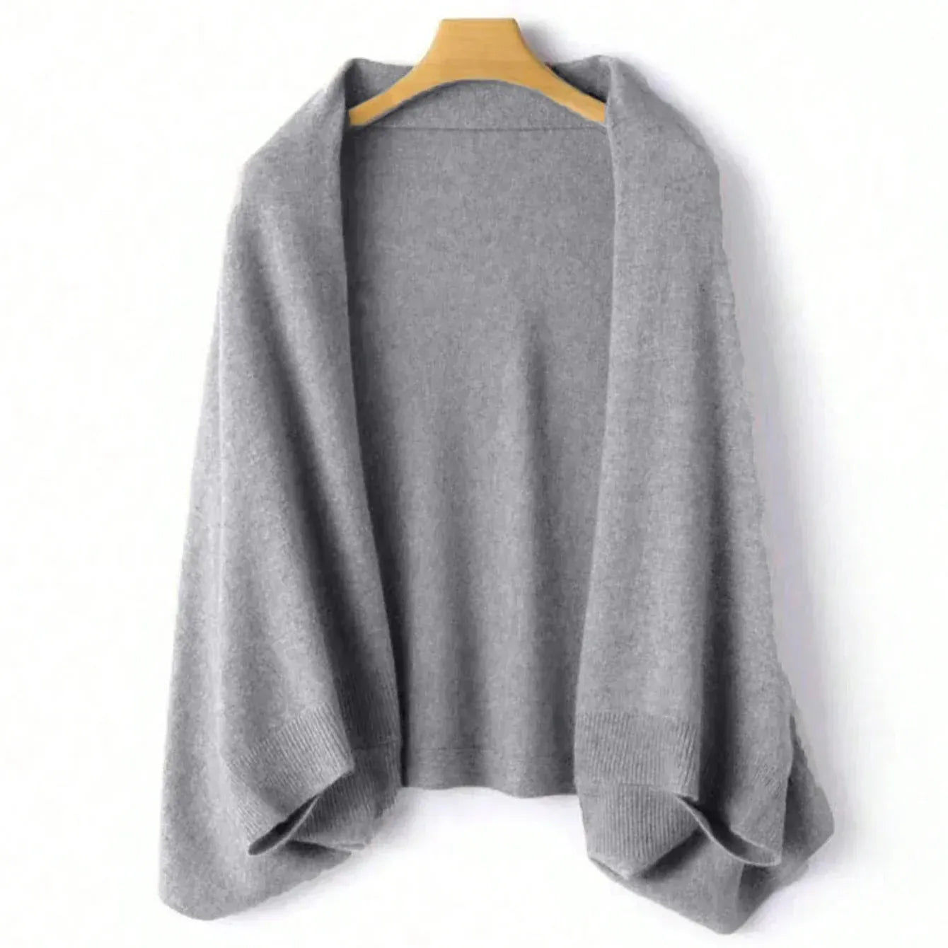 Draped Open Cardigan