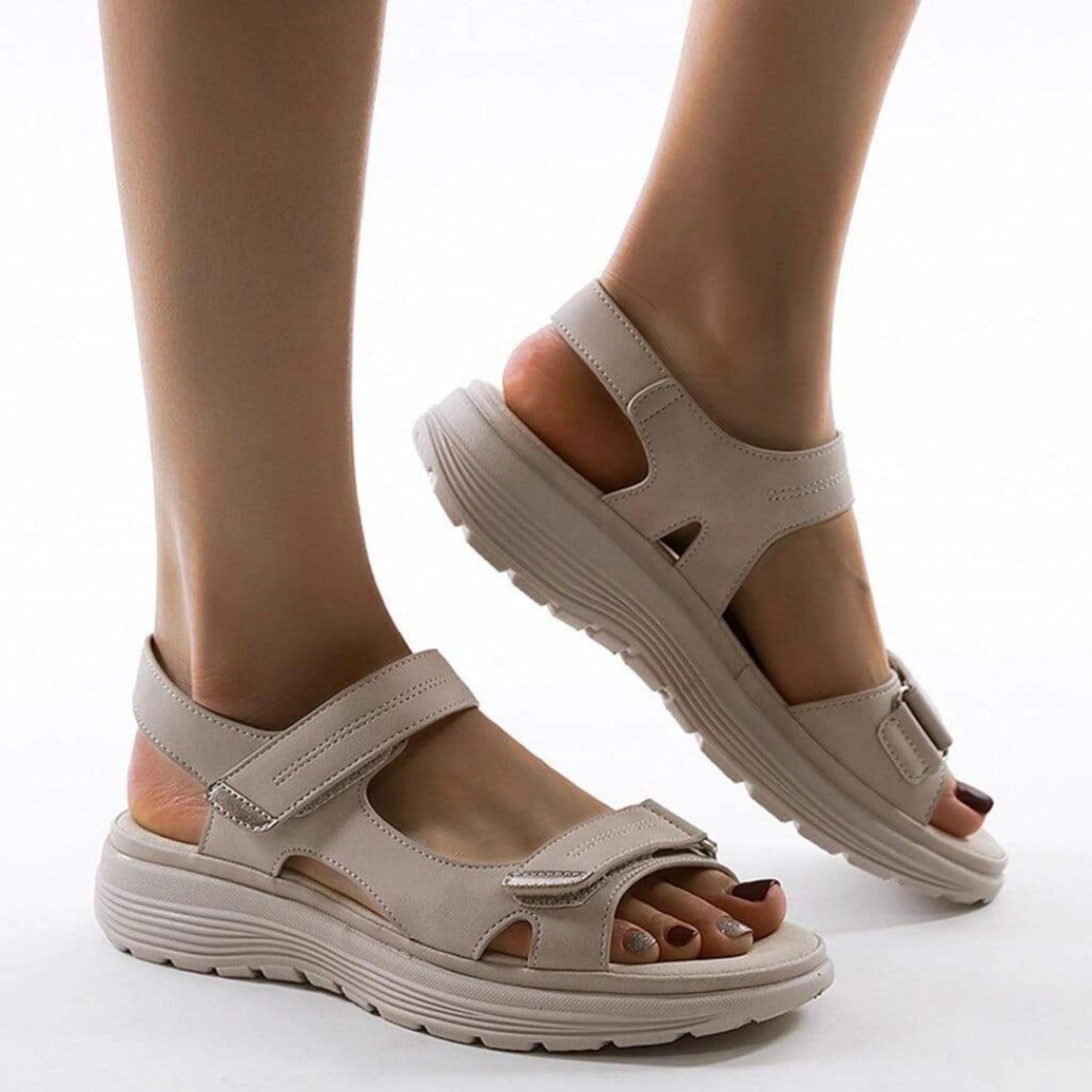 Double Strap Open-Toe Sport Sandals