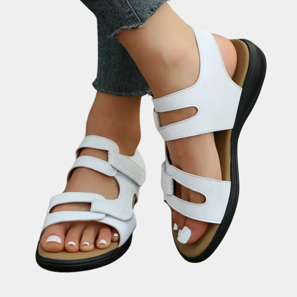 Triple Strap Velcro Sandals