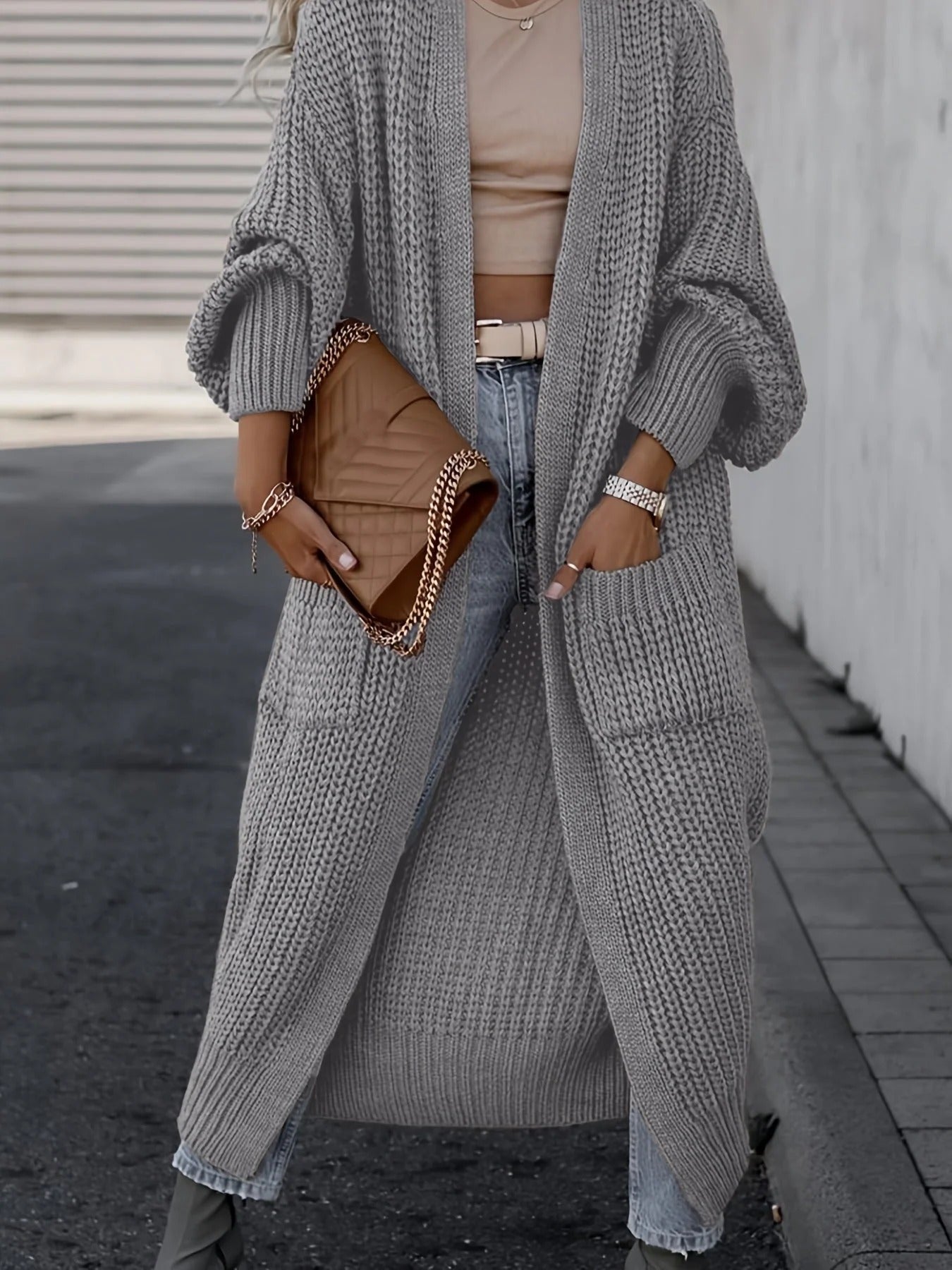 Fall Long Knit Cardigan