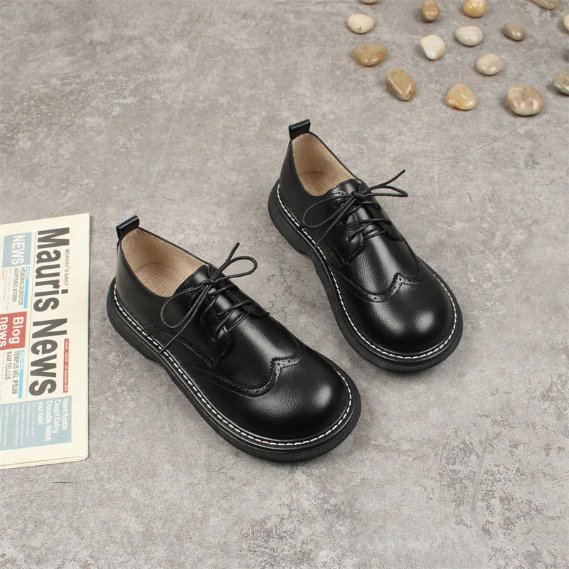 Classic Brown Lace-Up Shoes