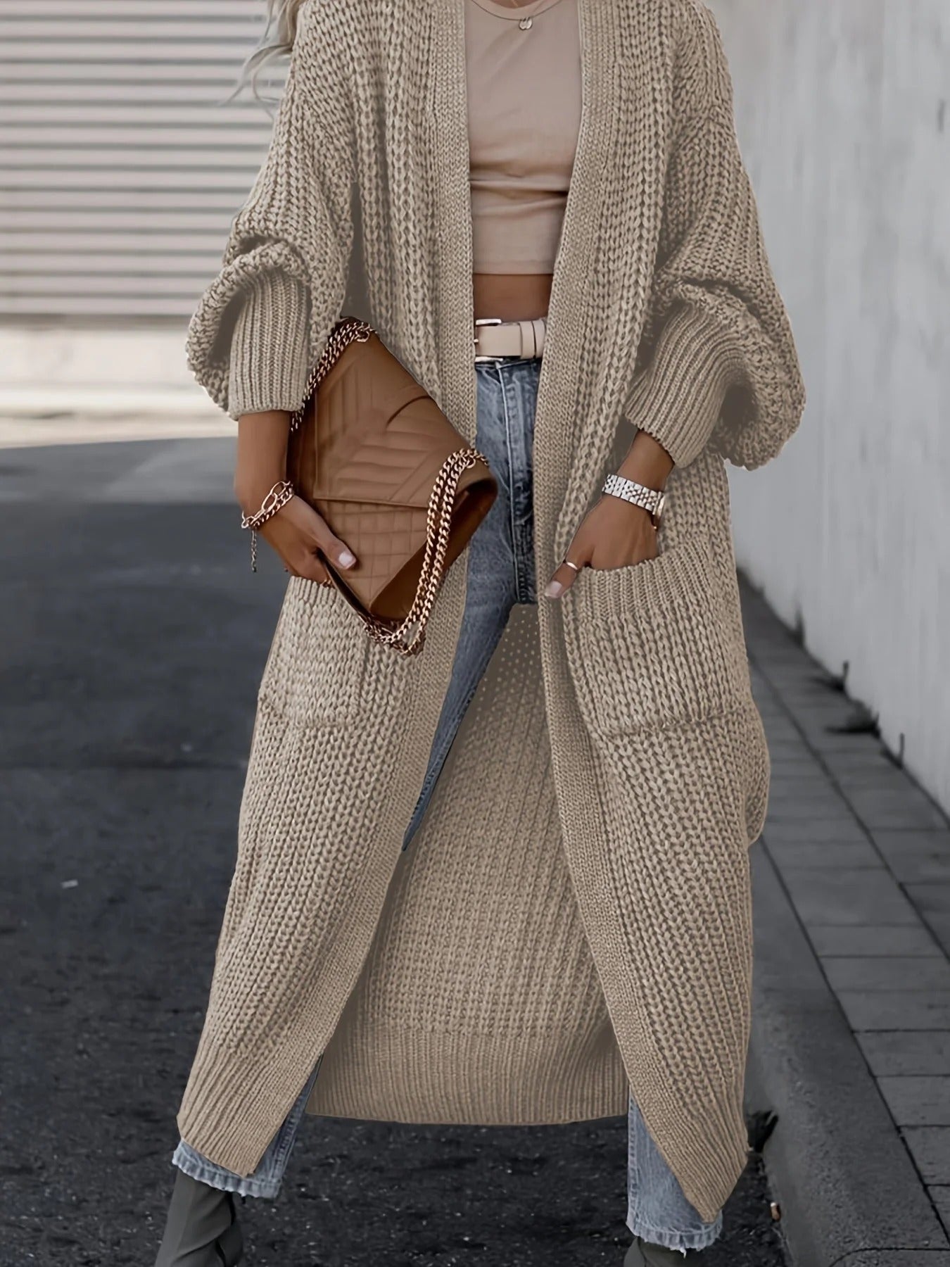 Fall Long Knit Cardigan