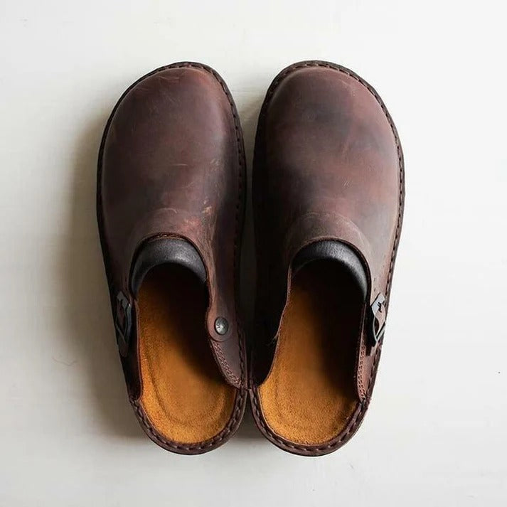 Buckle Strap Mule Clogs