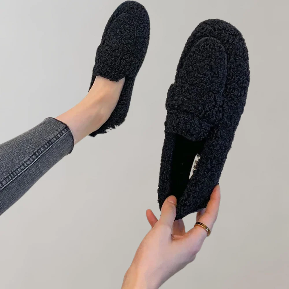 Textured Loafer Slippers