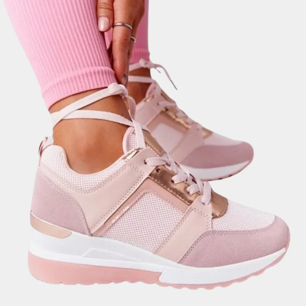 Panel Detail Platform Sneakers