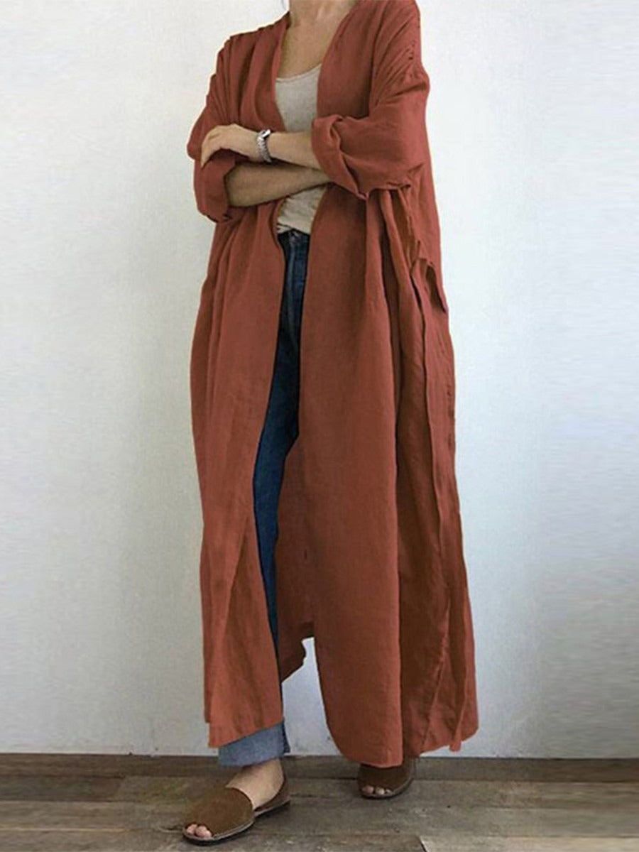 Clay Flow Trench Coat