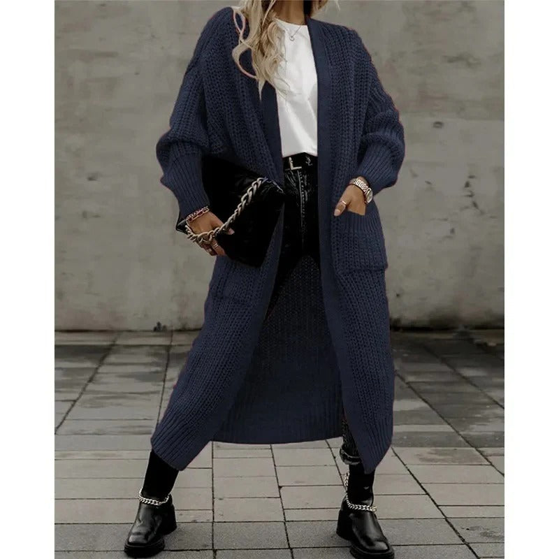 Fall Long Knit Cardigan