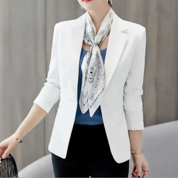 Tailored One-Button Blazer