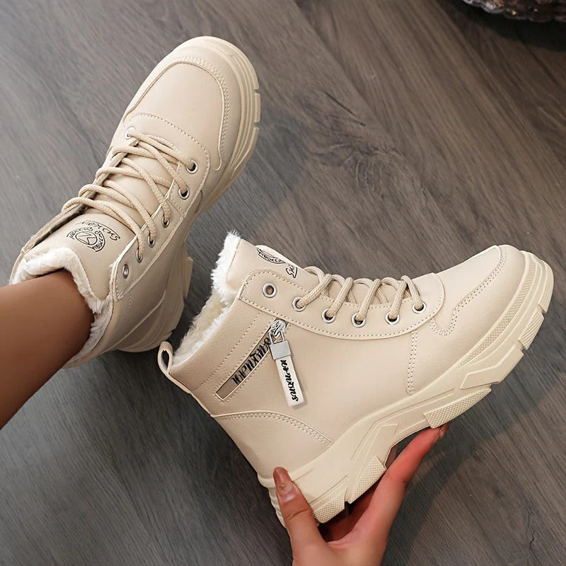 Fall Lace-Up Ankle Boots