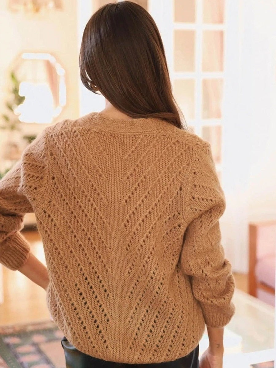 Textured Button Cardigan