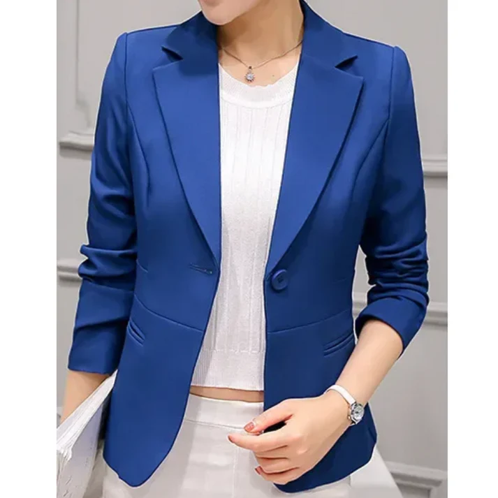 Tailored One-Button Blazer