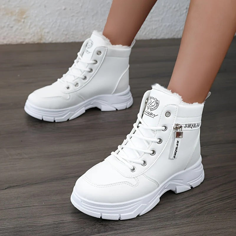 Fall Lace-Up Ankle Boots