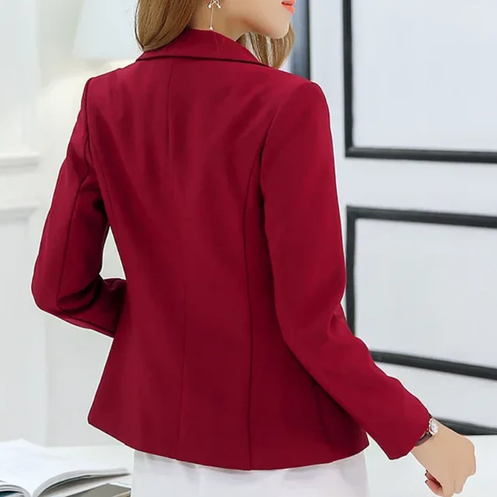 Tailored One-Button Blazer
