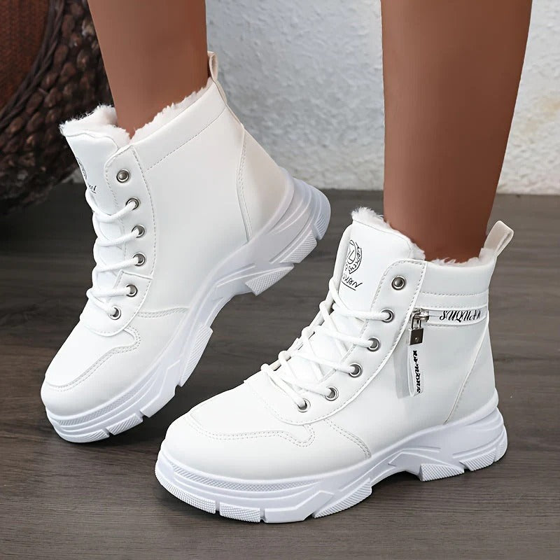 Fall Lace-Up Ankle Boots