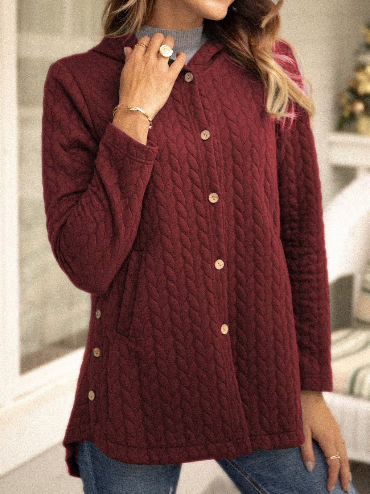 Fall Ember Quilted Jacket