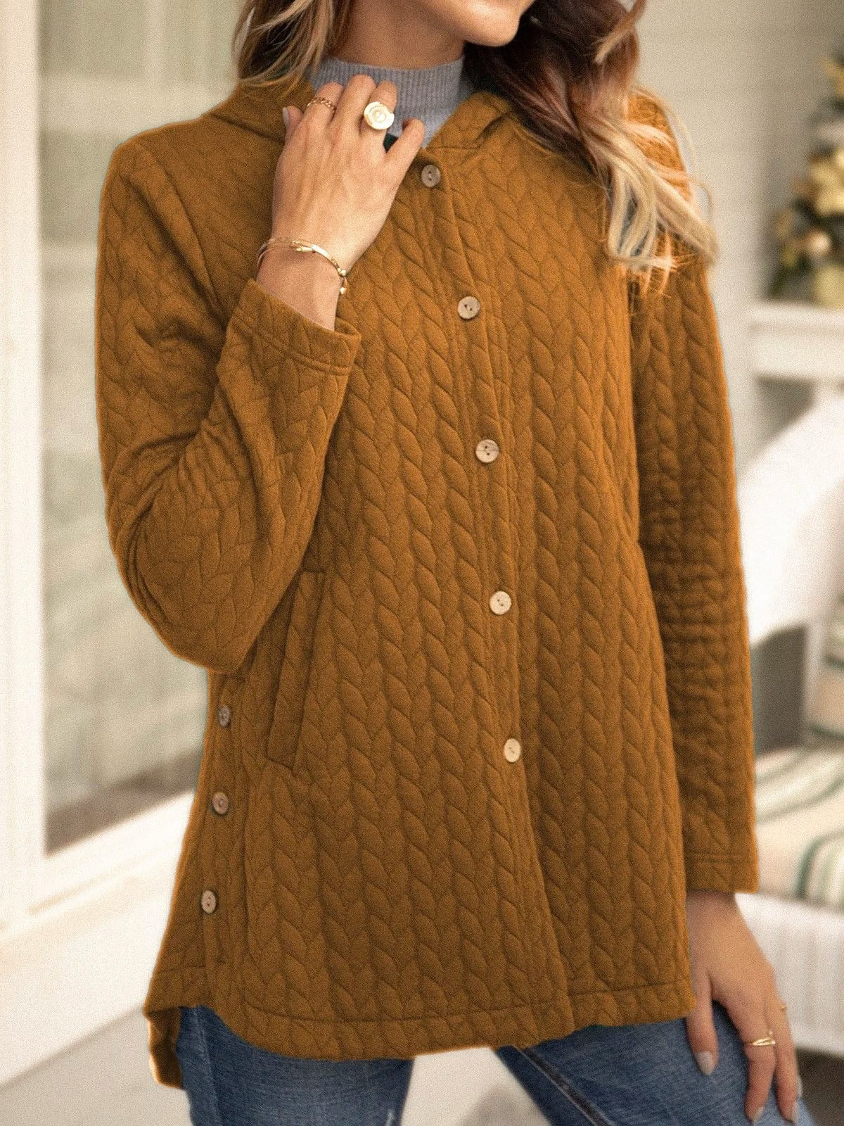 Fall Ember Quilted Jacket