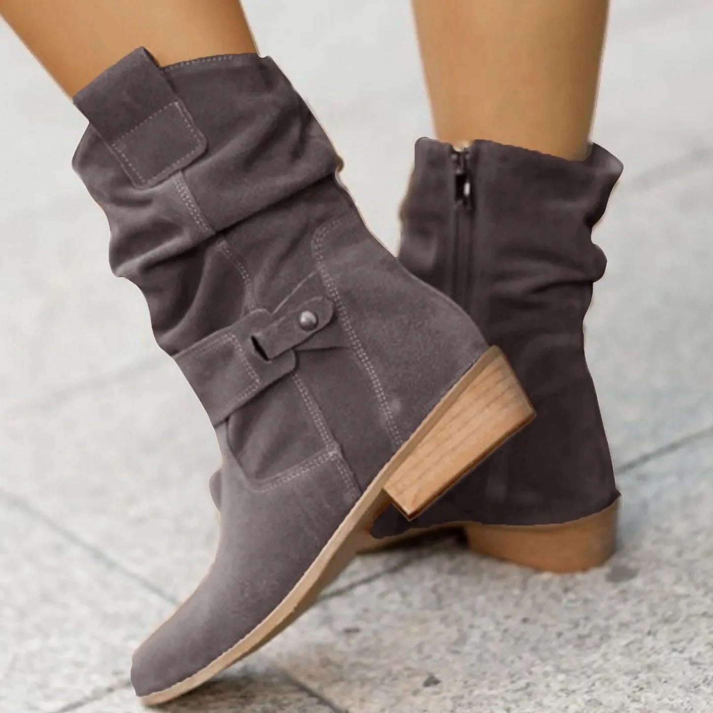Fall Slouch Strap Boots