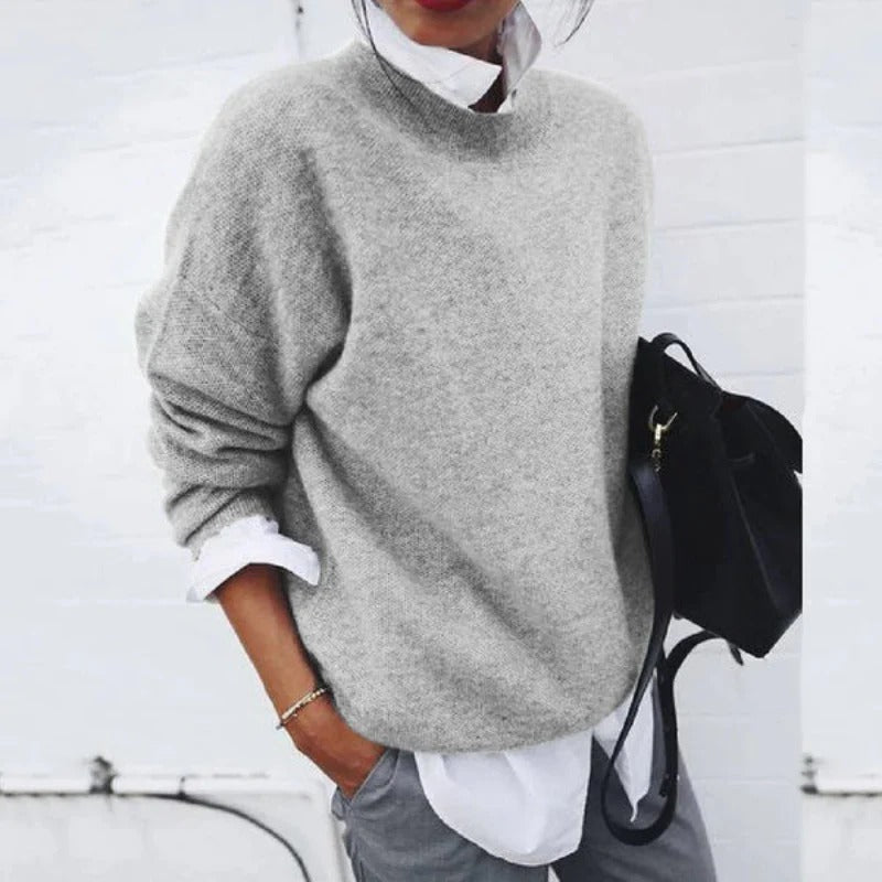 Fall Azure Knit Sweater