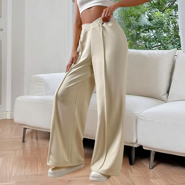 V-Waist Relaxed Trousers