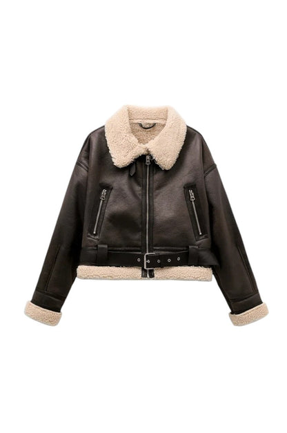 SIENNA – COZY SHEARLING JACKET