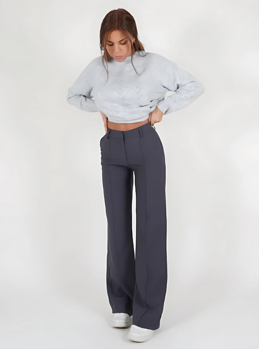 KAYLIE - CHIC WIDE LEG TROUSERS