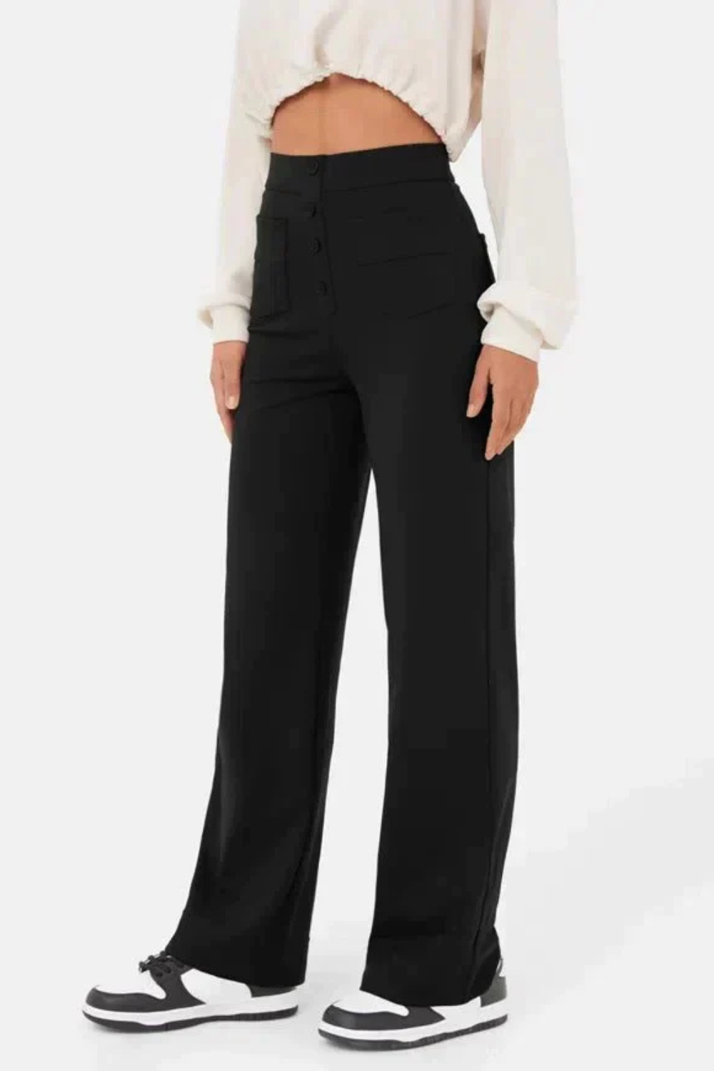 JANESSA - HIGH-WAIST PANTS