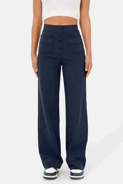 JANESSA - HIGH-WAIST PANTS