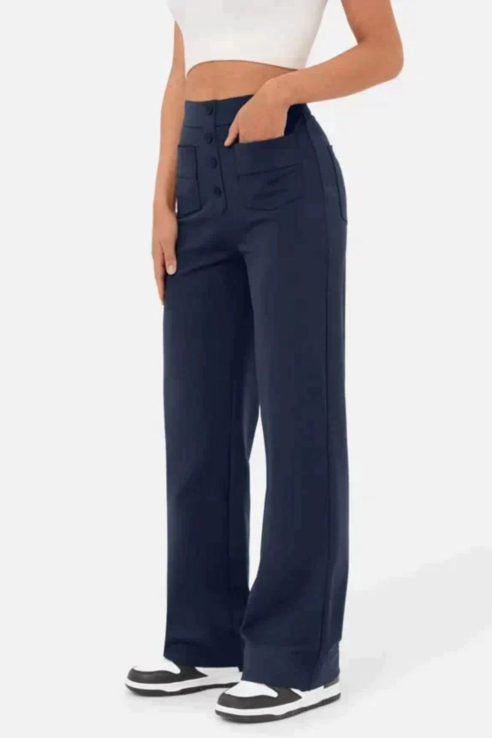 JANESSA - HIGH-WAIST PANTS