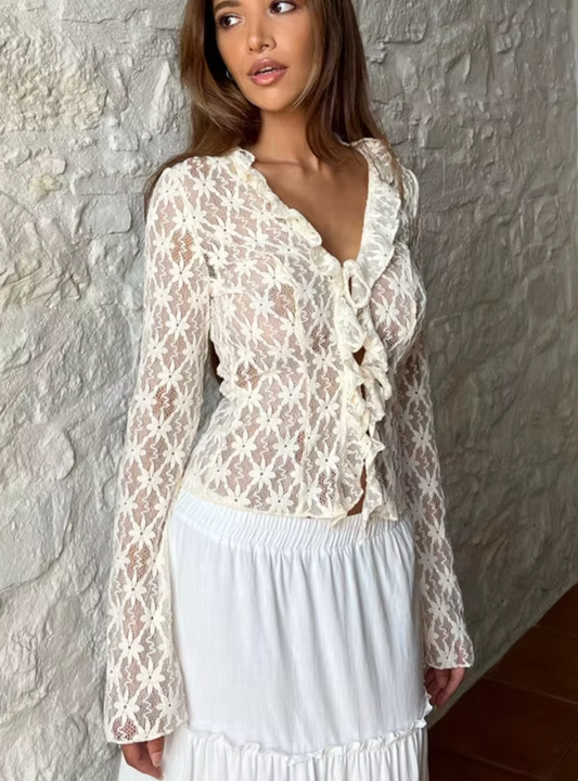 LORENA - CHIC LACED TOP