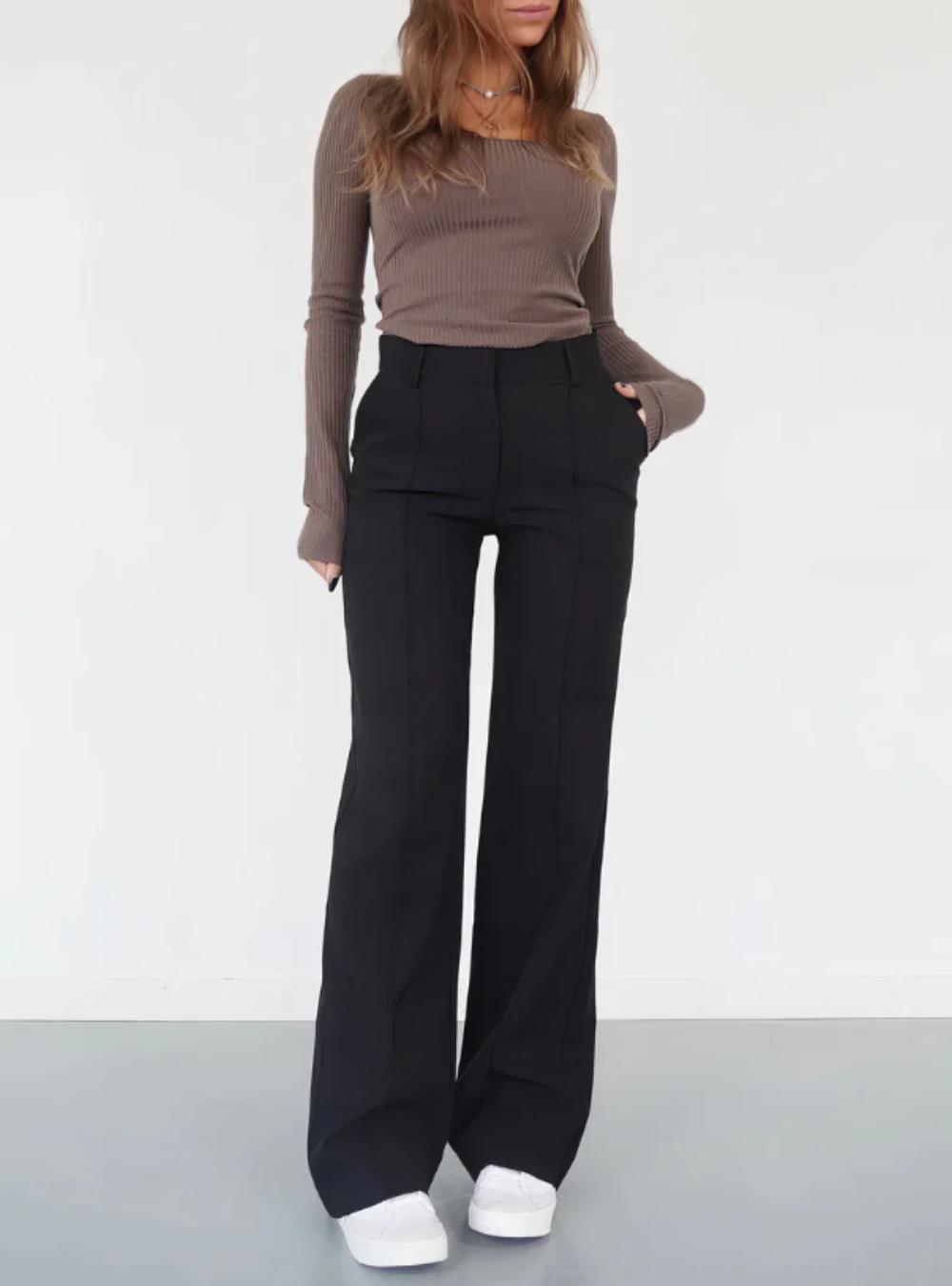 KAYLIE - CHIC WIDE LEG TROUSERS