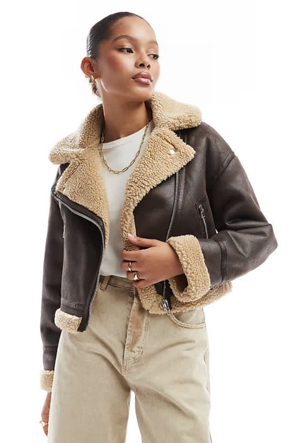 SIENNA – COZY SHEARLING JACKET