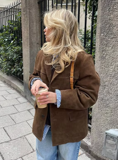 GIA - SUEDE COMFORT COAT