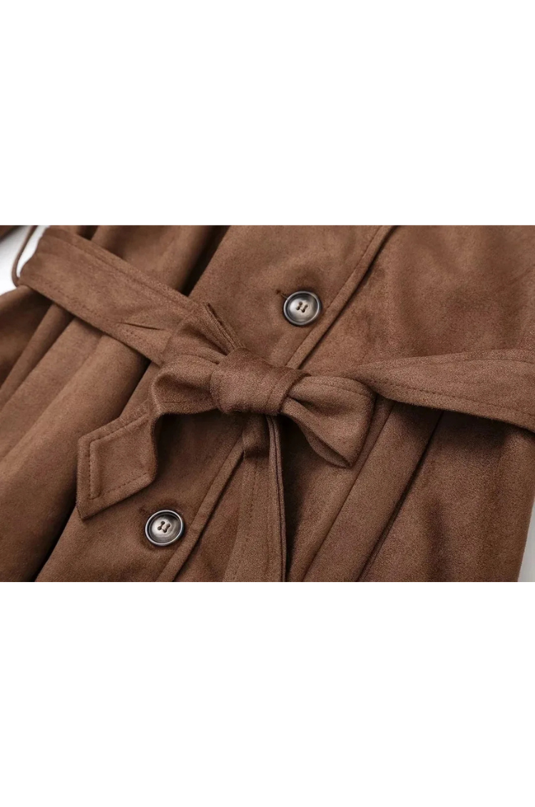 SIENNA - LUXE SUEDE TRENCH