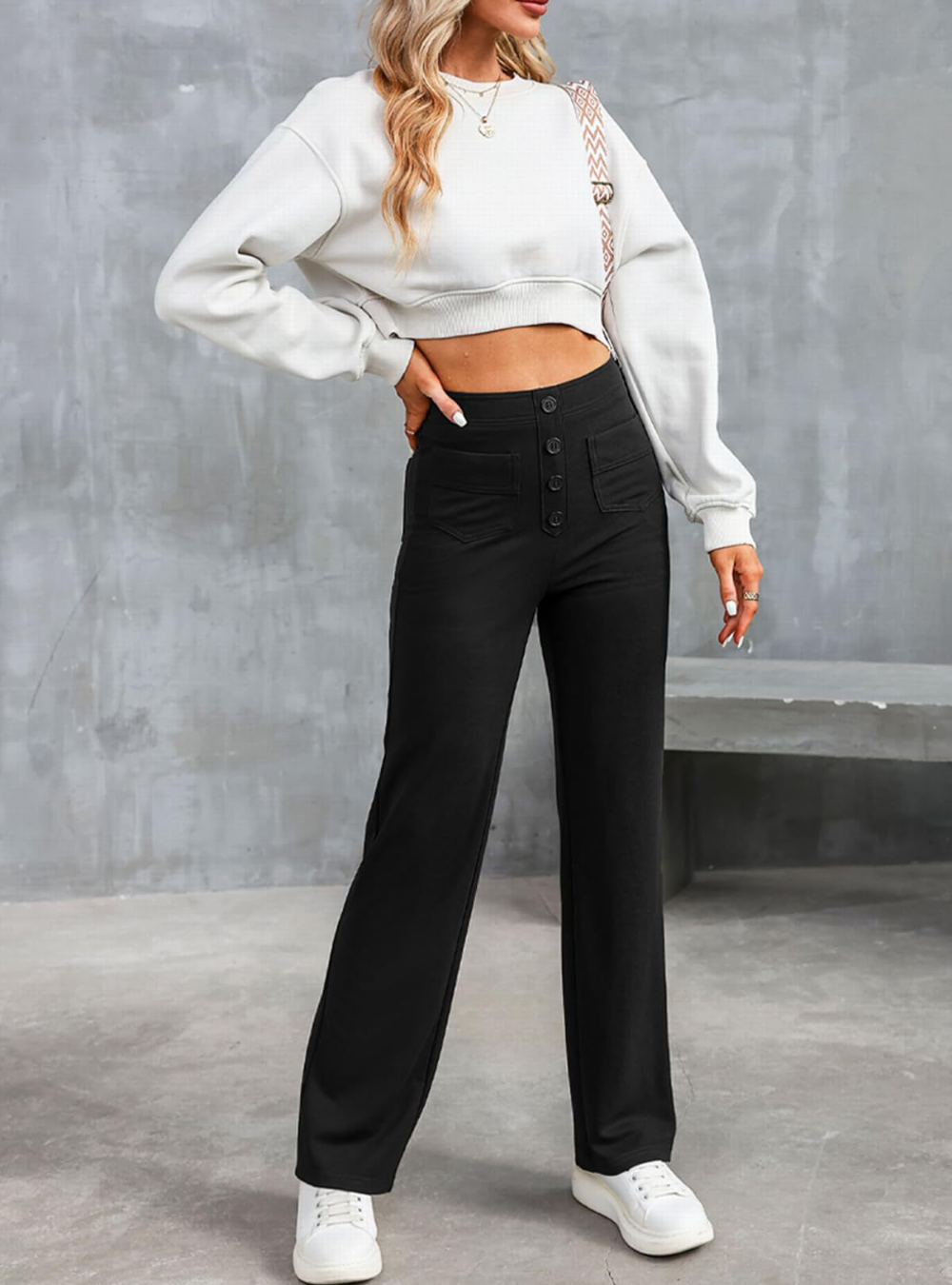 CLARISSA - HIGH-WAIST PANTS